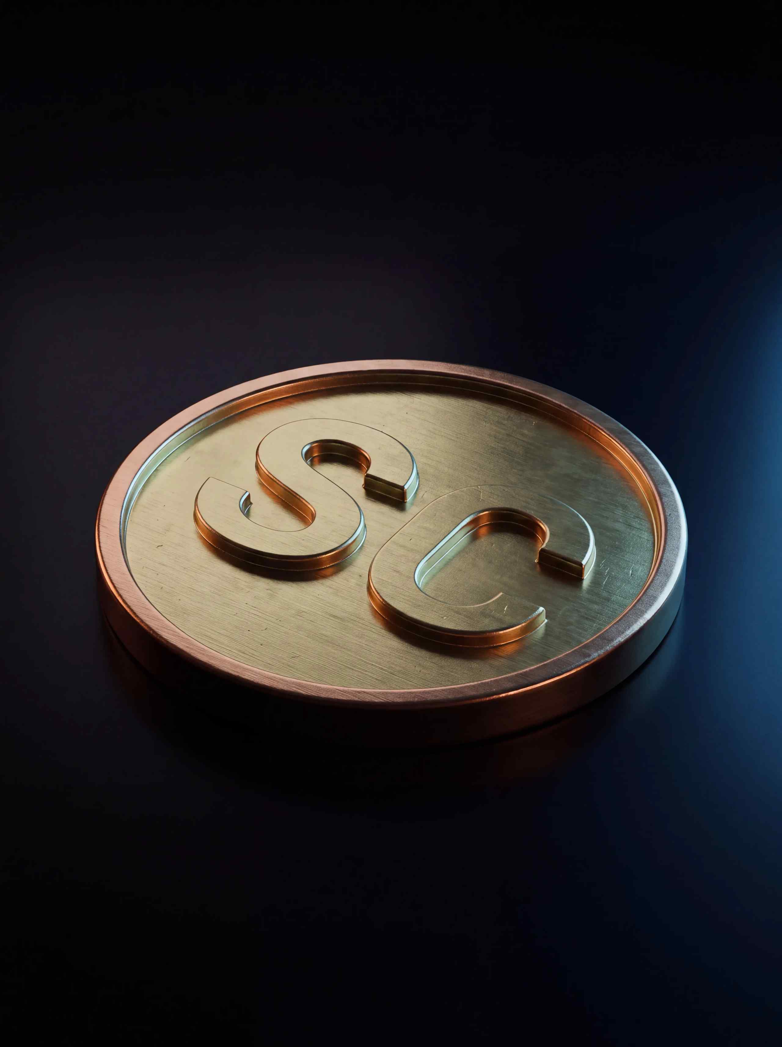 A figurative SC coin.